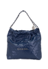 22, &pound;3,300, Handbags, Blue, Leather, Front view